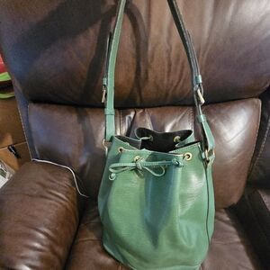 Louis Vuitton bucket bag and lv coin purse